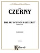 Art of Finger Dexterity Op. 740 piano sheet music cover